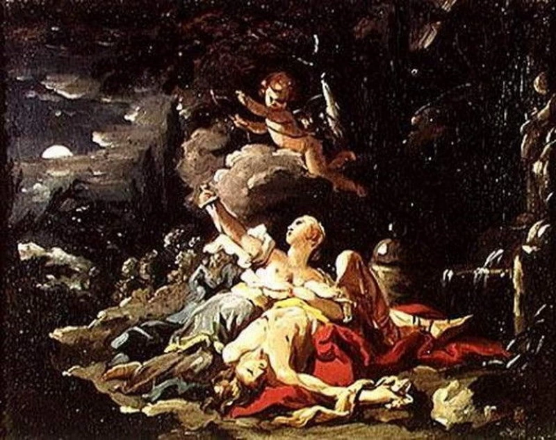 Hallè Noël - Pyramus e Thisbe, Musee des Beaux, Art, Caen
